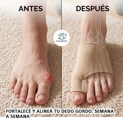 Corrector De Juanetes Con Gel Interno - Alinea y protege tu dedo gordo - Vuelve a caminar sin pensar en el dolor