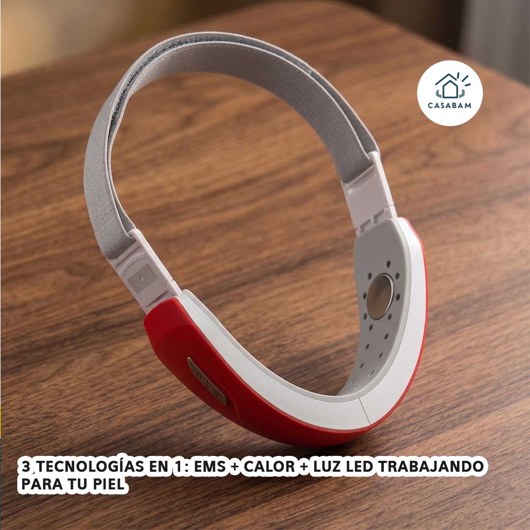 Corrector de papada - Terapia Facial - Recupera la firmeza de tu rostro en solo 15 minutos al día