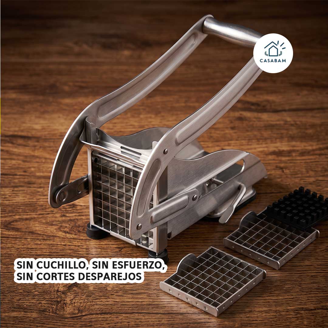Cortador de Papas en Bastón Manual - Corta papas parejas al instante - Sin cuchillo