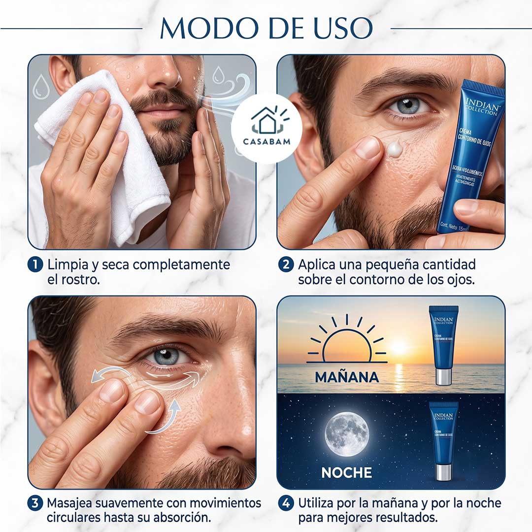 Crema Doble Acción Para Ojos - Trata ojeras y arrugas en un solo paso - Ataca los dos problemas