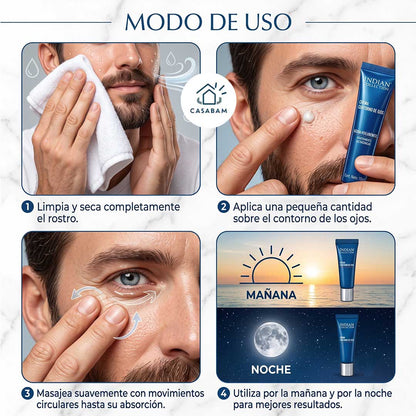 Crema Doble Acción Para Ojos - Trata ojeras y arrugas en un solo paso - Ataca los dos problemas