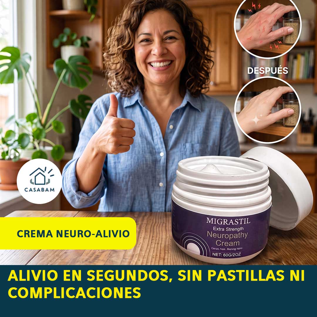 Crema Neuro-Alivio - Calma el dolor nervioso - Alivia el ardor y hormigueo desde el primer uso