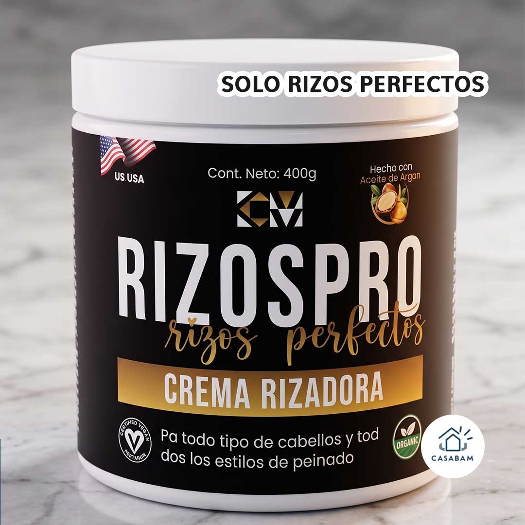 Crema Rizadora Rizos Pro - Define y controla el frizz - Rizos perfectos desde la primera aplicación