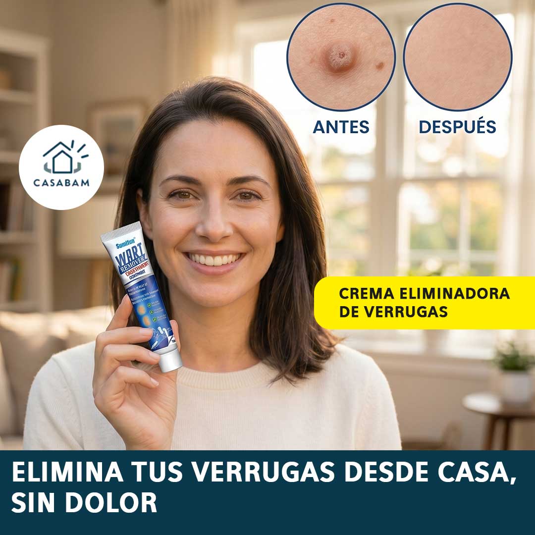 Crema eliminadora de verrugas - Actúa directamente sobre el area para reducirla y eliminarla - Vuelve a mostrarte con confianza