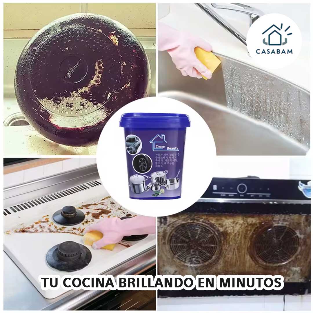Cremas Limpiadoras para Ollas - Elimina óxido y manchas de ollas y superficies - Como nuevas, sin tallar ni sufrir