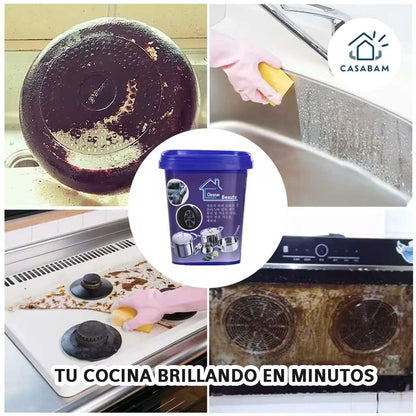 Cremas Limpiadoras para Ollas - Elimina óxido y manchas de ollas y superficies - Como nuevas, sin tallar ni sufrir