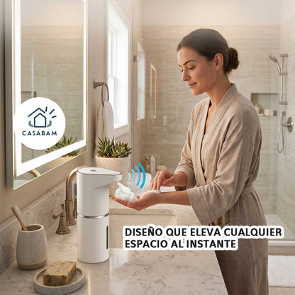 Dispensador Automático De Jabón con Sensor - Detecta tu mano y libera el jabón al instante, sin contacto