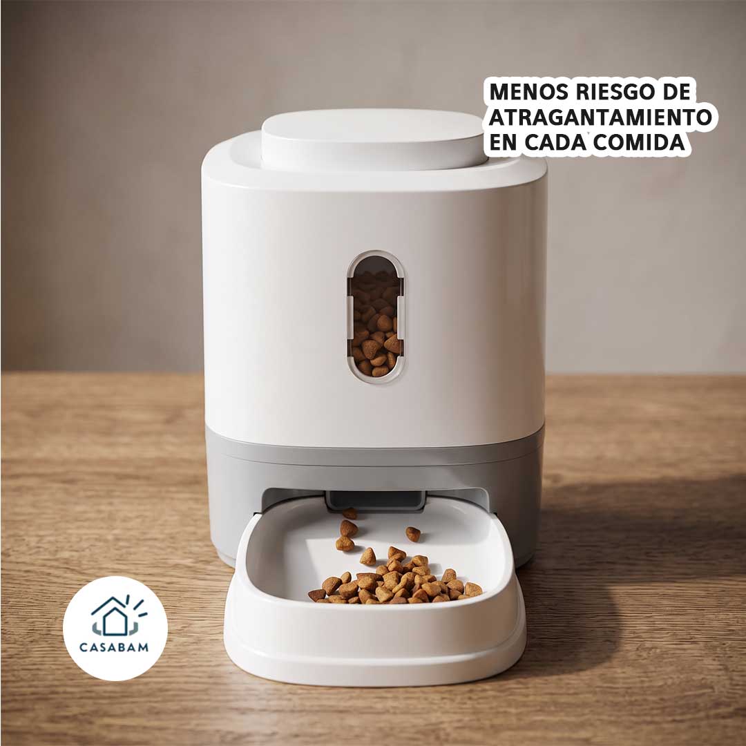 Dispensador de Alimento - Obliga a tu mascota a comer despacio - Protege de un atragantamiento