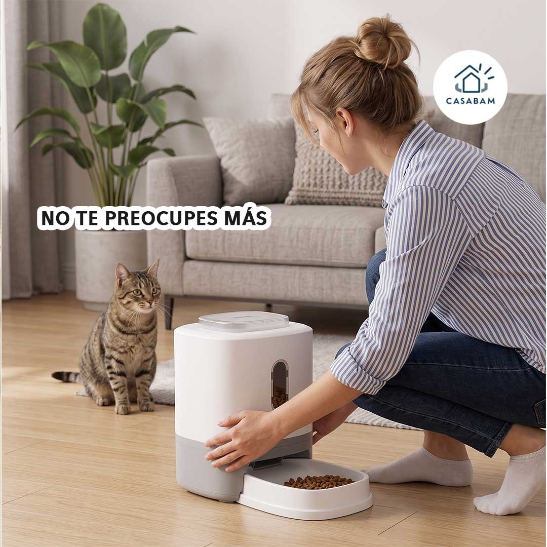 Dispensador de Alimento - Obliga a tu mascota a comer despacio - Protege de un atragantamiento