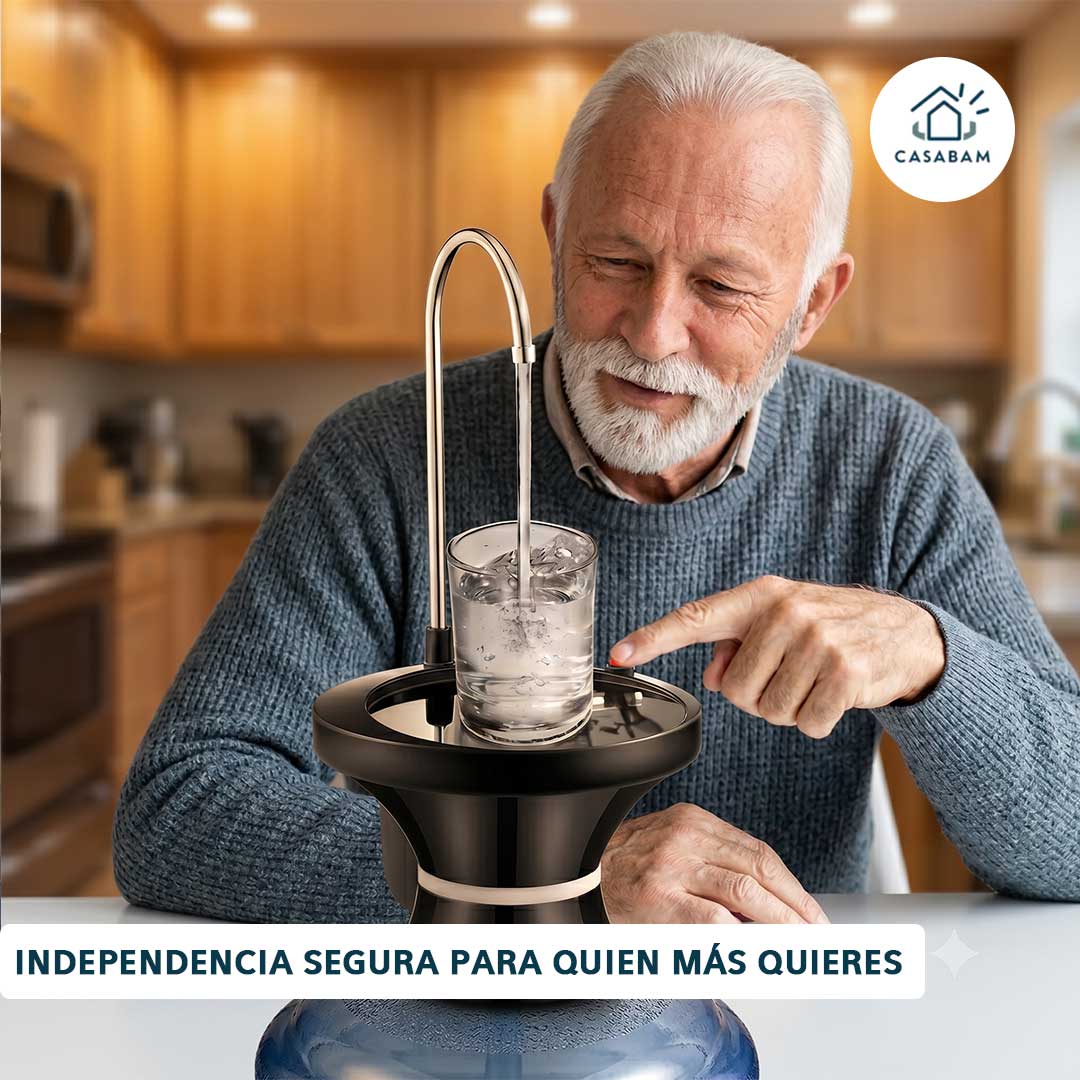 Dispensador con Base para Botellón Agua - Olvídate del esfuerzo: agua al instante, sin cargar nada