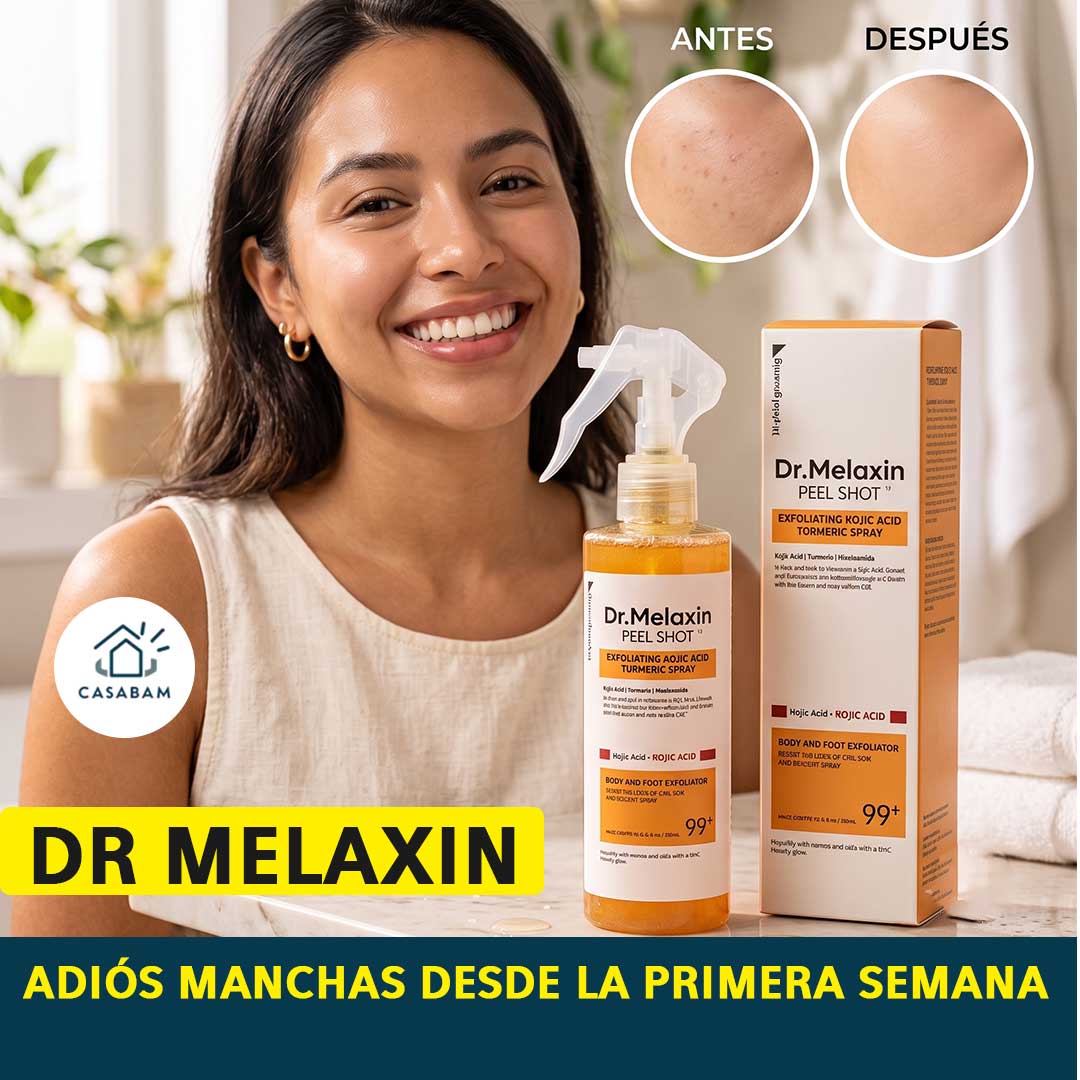 Dr Melaxin - Elimina células muertas y renueva tu piel - Brillo natural desde la primera aplicación