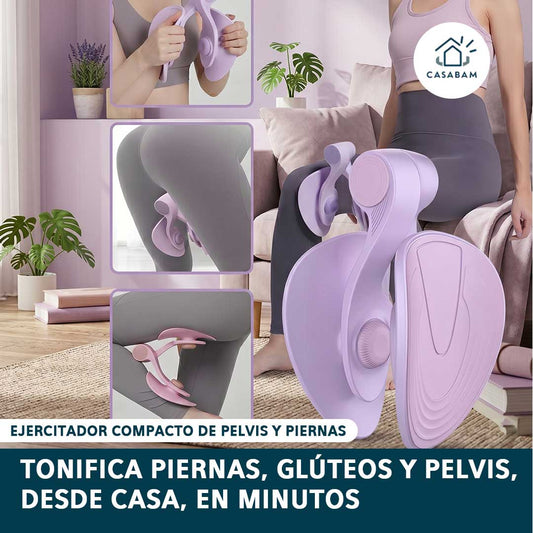 Ejercitador compacto de pelvis y piernas - Activa músculos clave mientras trabajas sentada - Recupera la fuerza de la pelvis