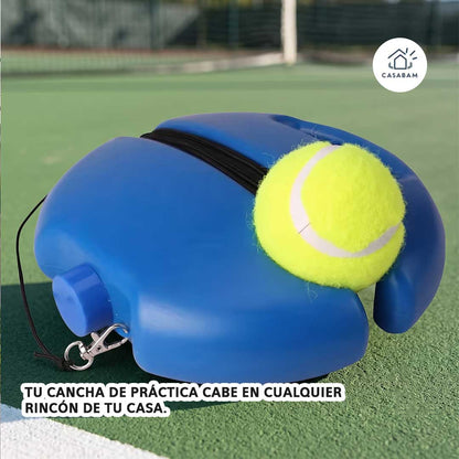 Entrenador De Tenis Individual - Cancha de práctica portátil - juega cuando quieras, sin depender de nadie