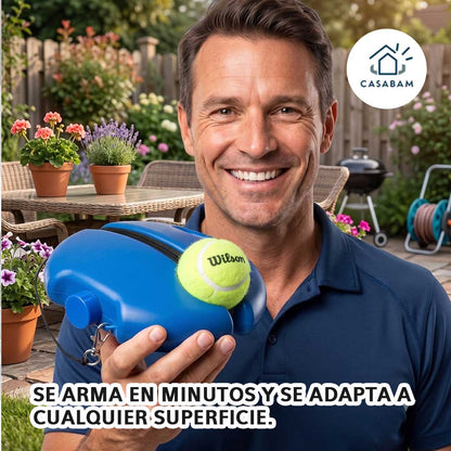 Entrenador De Tenis Individual - Cancha de práctica portátil - juega cuando quieras, sin depender de nadie