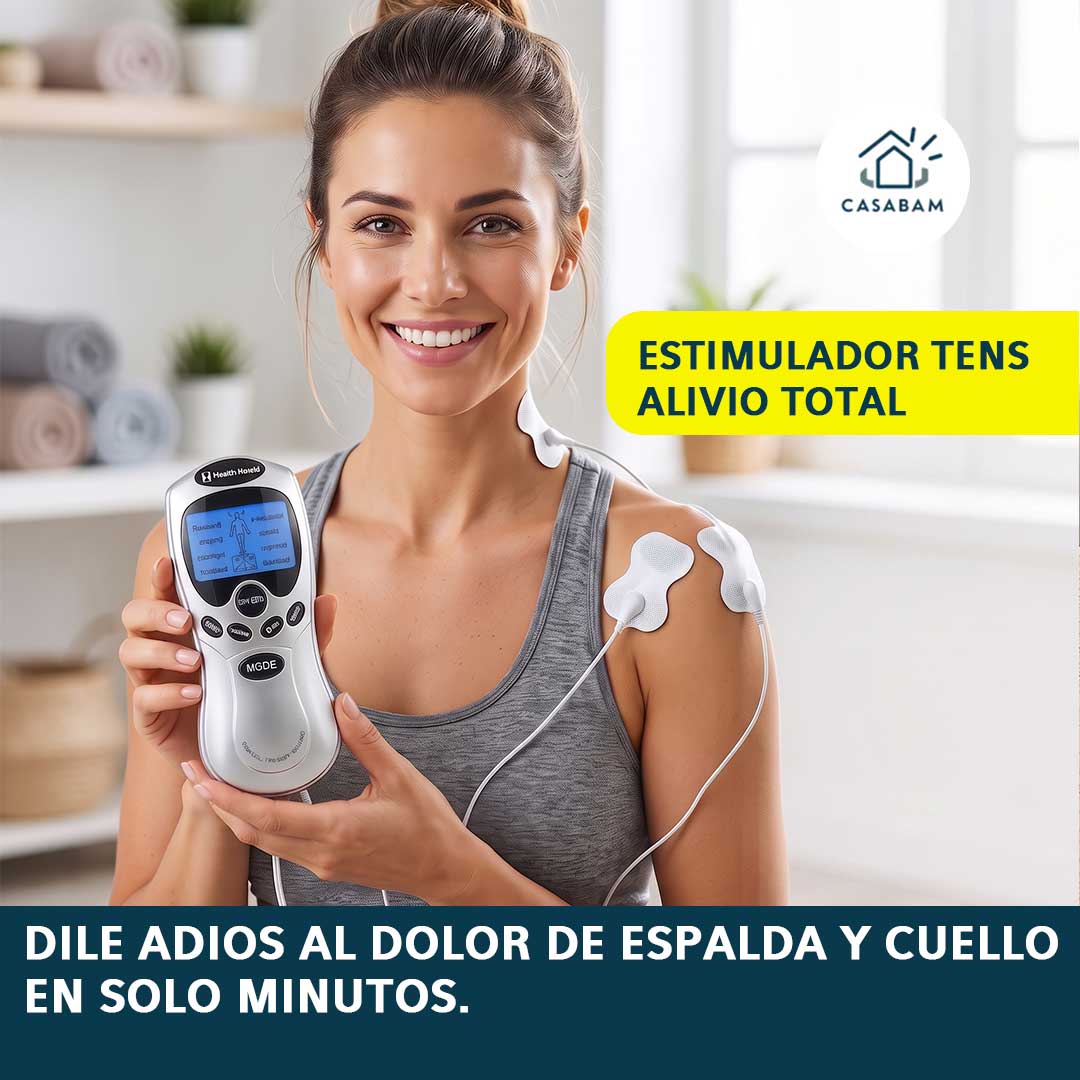 Estimulador Tens Alivio Total - Alivia el dolor de espalda y cuello desde la primera sesión