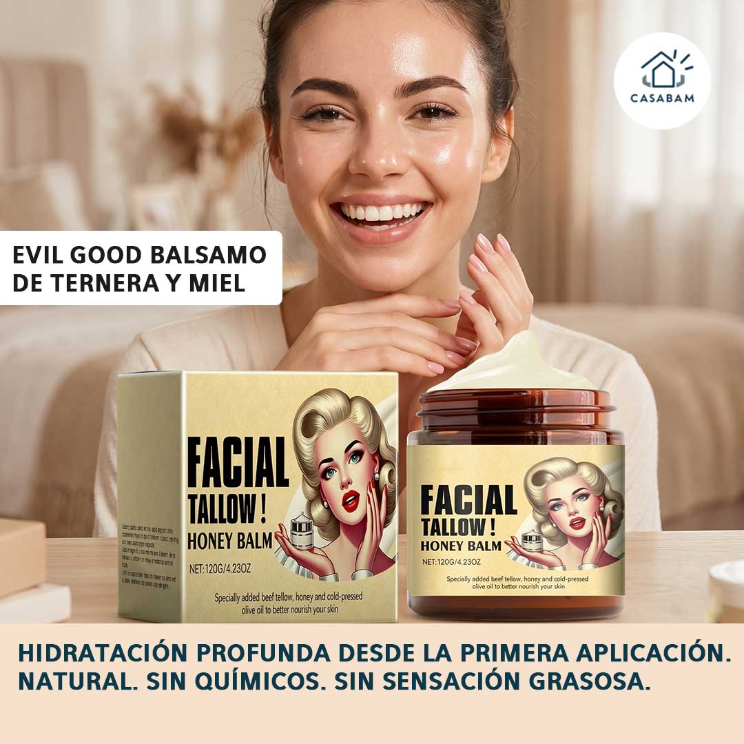 Evil Good Balsamo de ternera y miel - Hidrata y repara la piel en profundidad desde la primera aplicación - tu piel te lo agradecera