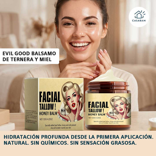 Evil Good Balsamo de ternera y miel - Hidrata y repara la piel en profundidad desde la primera aplicación - tu piel te lo agradecera