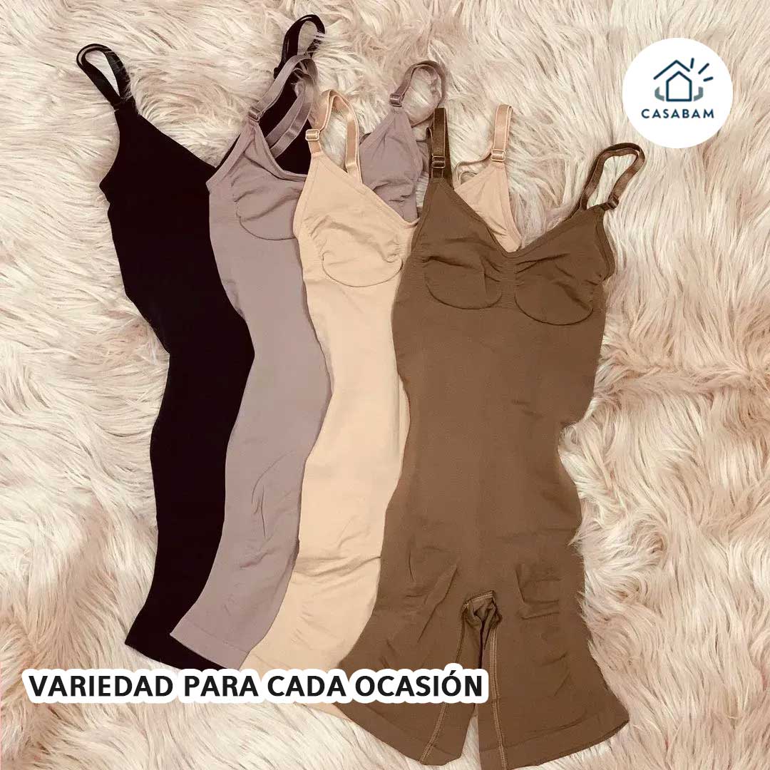 Faja Body Entero - Moldea y sostiene tu cuerpo con suavidad - Luce hasta 2 tallas menos hoy, sin dietas ni esperas