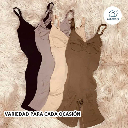 Faja Body Entero - Moldea y sostiene tu cuerpo con suavidad - Luce hasta 2 tallas menos hoy, sin dietas ni esperas