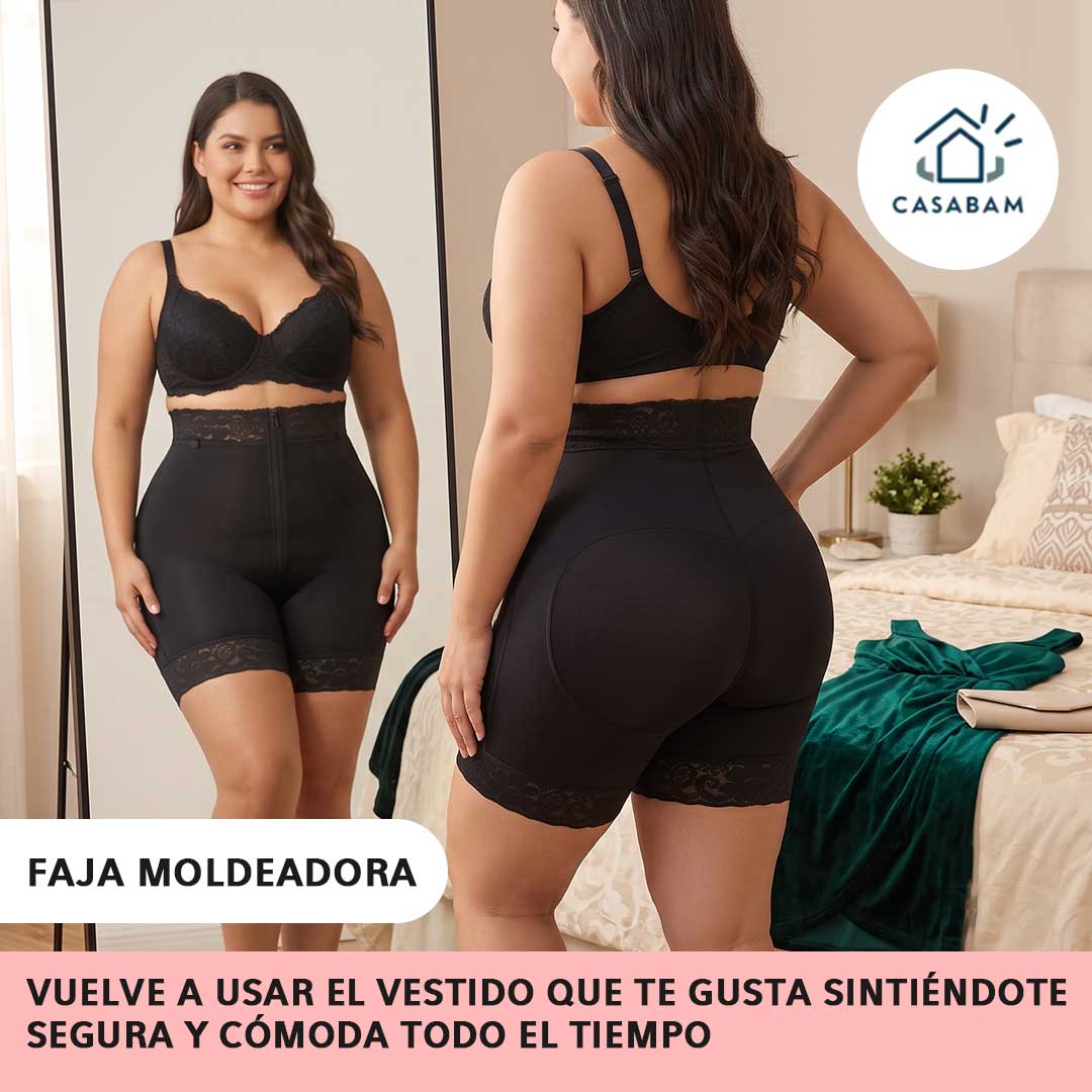 Faja Moldeadora - Moldea y afina la cintura al instante - Luce más estilizada desde que te la pones, sin cambiar nada