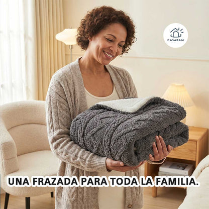 Frazada premium - Mantiene el calor corporal mientras duermes - Toda la familia abrigada sin gastar en calefacción