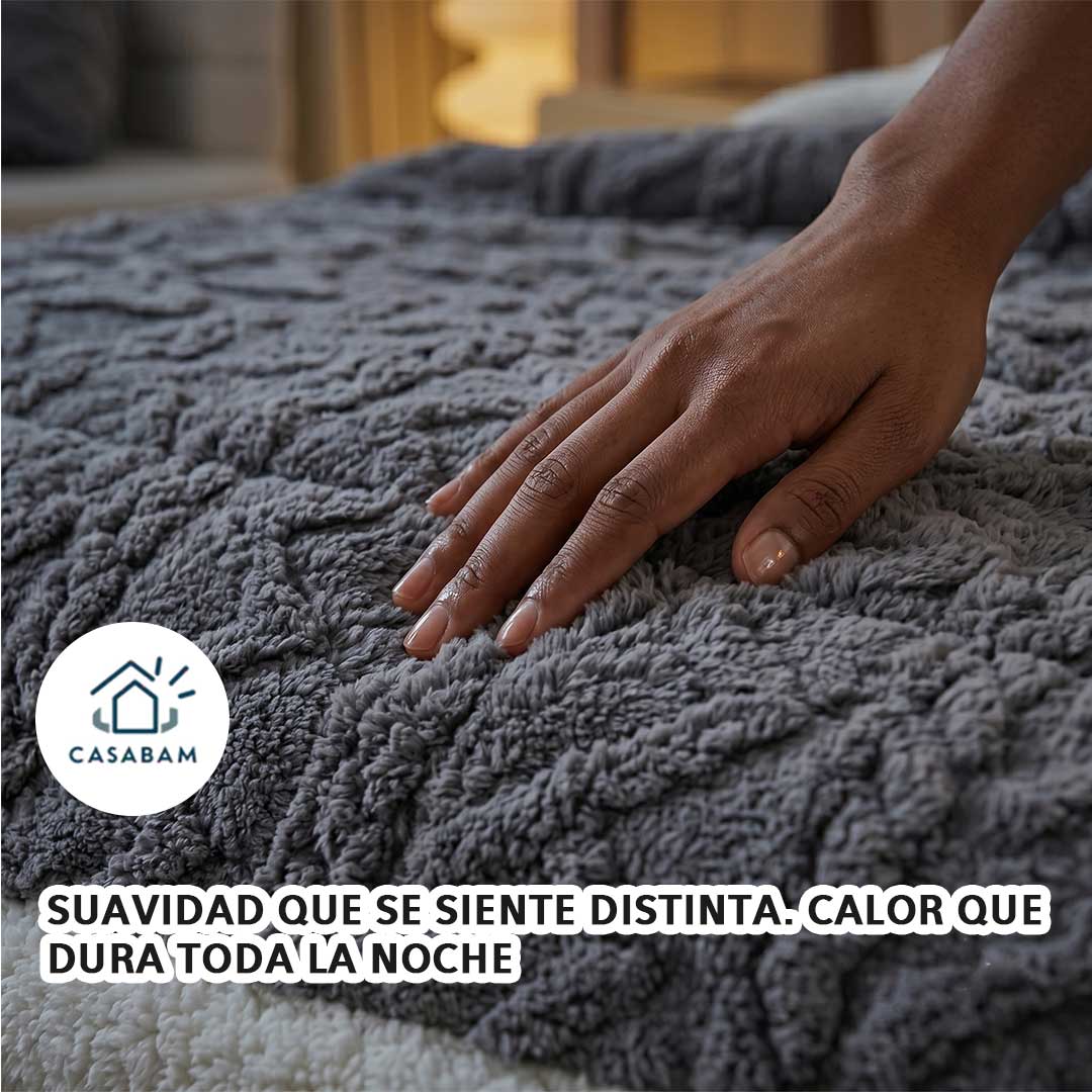 Frazada premium - Mantiene el calor corporal mientras duermes - Toda la familia abrigada sin gastar en calefacción