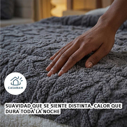 Frazada premium - Mantiene el calor corporal mientras duermes - Toda la familia abrigada sin gastar en calefacción