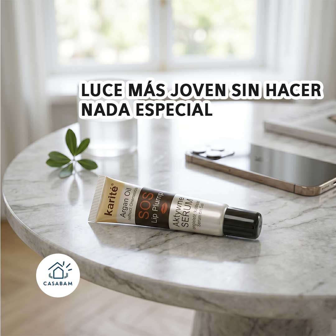 Gloss voluminizador con ingredientes activos tipo sérum - Aumenta el volumen de los labios sin inyecciones ni dolor