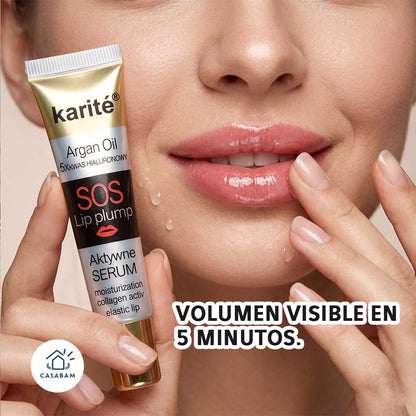Gloss voluminizador con ingredientes activos tipo sérum - Aumenta el volumen de los labios sin inyecciones ni dolor