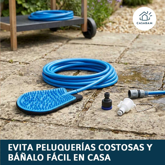 Guante Ducha Para Mascotas – Lava y masajea fácilmente – Reduce el estrés del baño y haz que tu mascota se sienta más tranquila