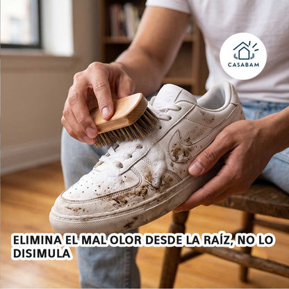 Kit De Limpieza de Zapatillas con Espuma - Restaura el blanco original del calzado – Tus zapatillas lucen como el primer día, sin esfuerzo