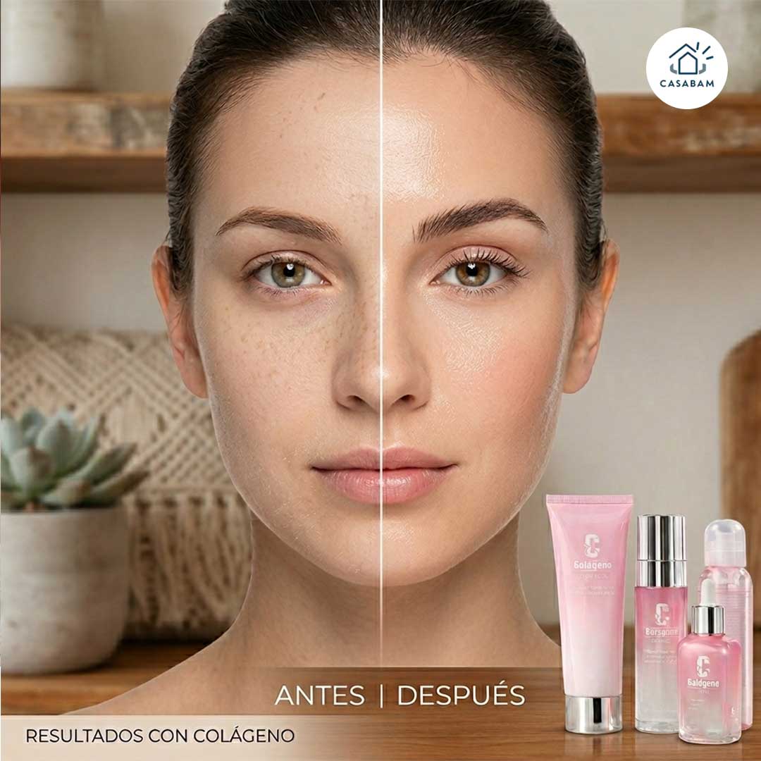 Kit Facial de Colágeno – Rutina Anti-Edad Completa – Recupera firmeza y luminosidad desde casa sin gastar en tratamientos estéticos costosos