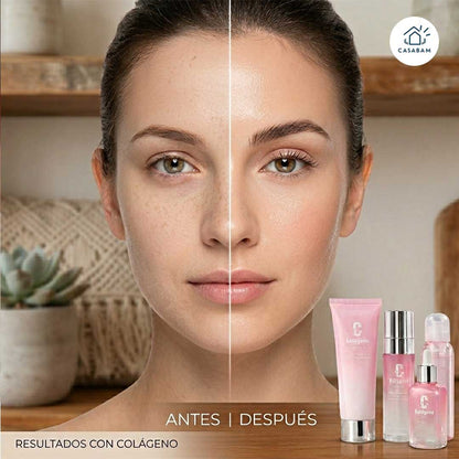 Kit Facial de Colágeno – Rutina Anti-Edad Completa – Recupera firmeza y luminosidad desde casa sin gastar en tratamientos estéticos costosos