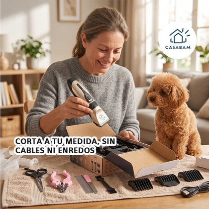 Kit de Peluquería para Mascotas - Corta el pelo de tu mascota sin salir de casa - Tu perro ordenado hoy mismo