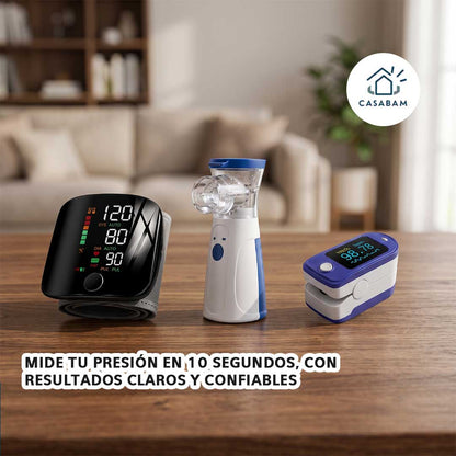 Kit de monitoreo de salud familiar - Detecta a tiempo una presión alta o bajo oxígeno antes de que se vuelva grave
