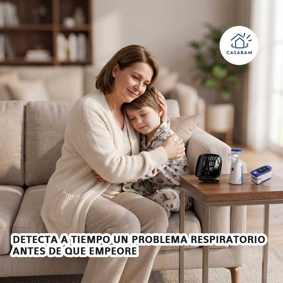 Kit de monitoreo de salud familiar - Detecta a tiempo una presión alta o bajo oxígeno antes de que se vuelva grave