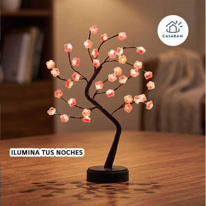 Lámpara de Árbol Flor de Cerezo - Ilumina y decora tu pieza - Transforma el ambiente de tu espacio al instante