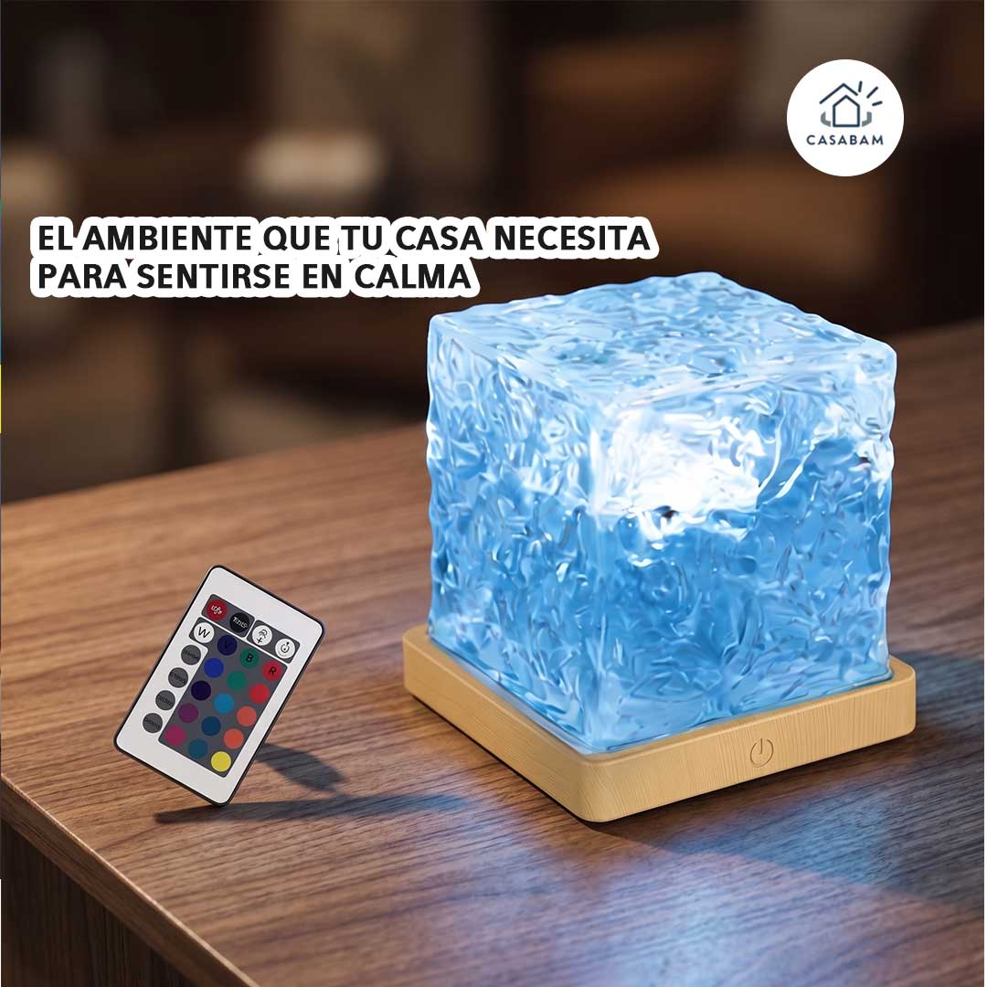 Lampara de aurora boreal - Olas y colores giratorios - Noches tranquilas para toda la familia