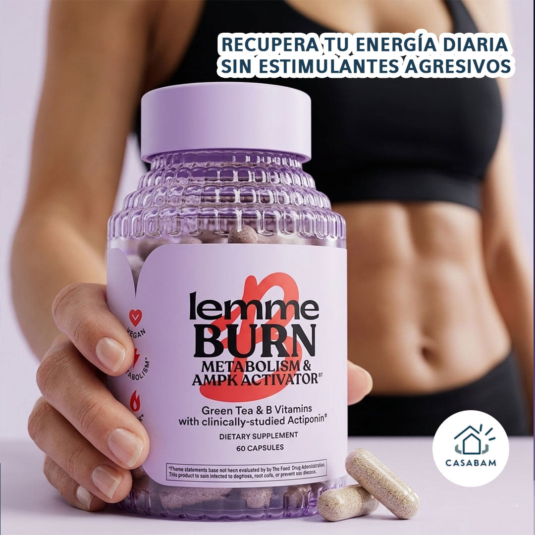 Lemme Burn – Quemador Natural – Activa tu metabolismo y reduce grasa abdominal cada día