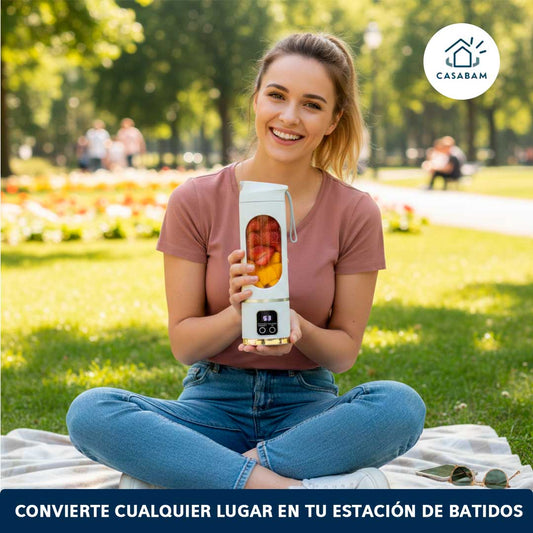 Licuadora Portátil Personal USB – Mezcla instantánea – Batidos listos en segundos donde estés