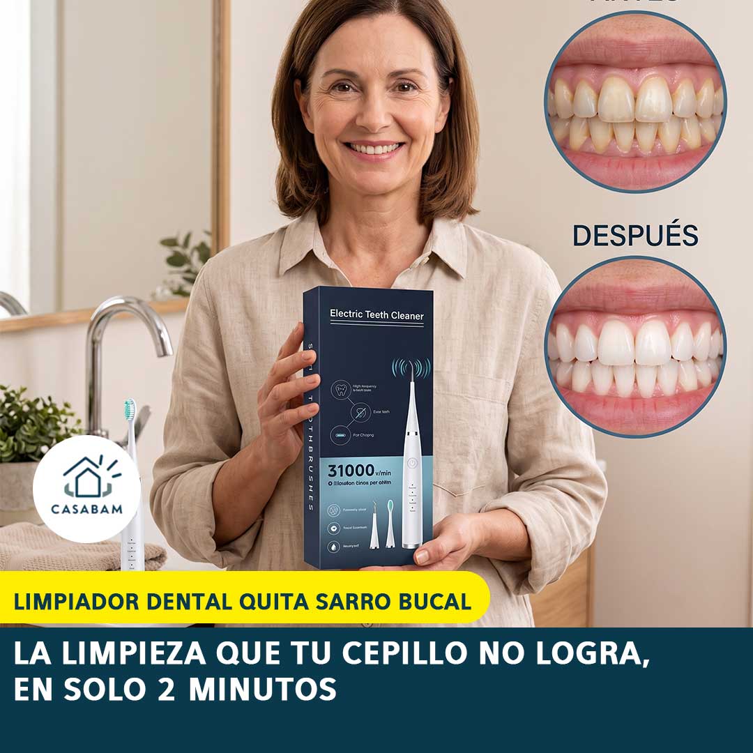 Limpiador Dental Quita Sarro Bucal - Siente una limpieza profesional todos los días, sin ir al dentista