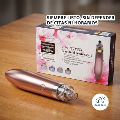 Limpiador Facial de Poros - Extrae impurezas por succión - Tu spa facial en casa, sin dañar tu piel