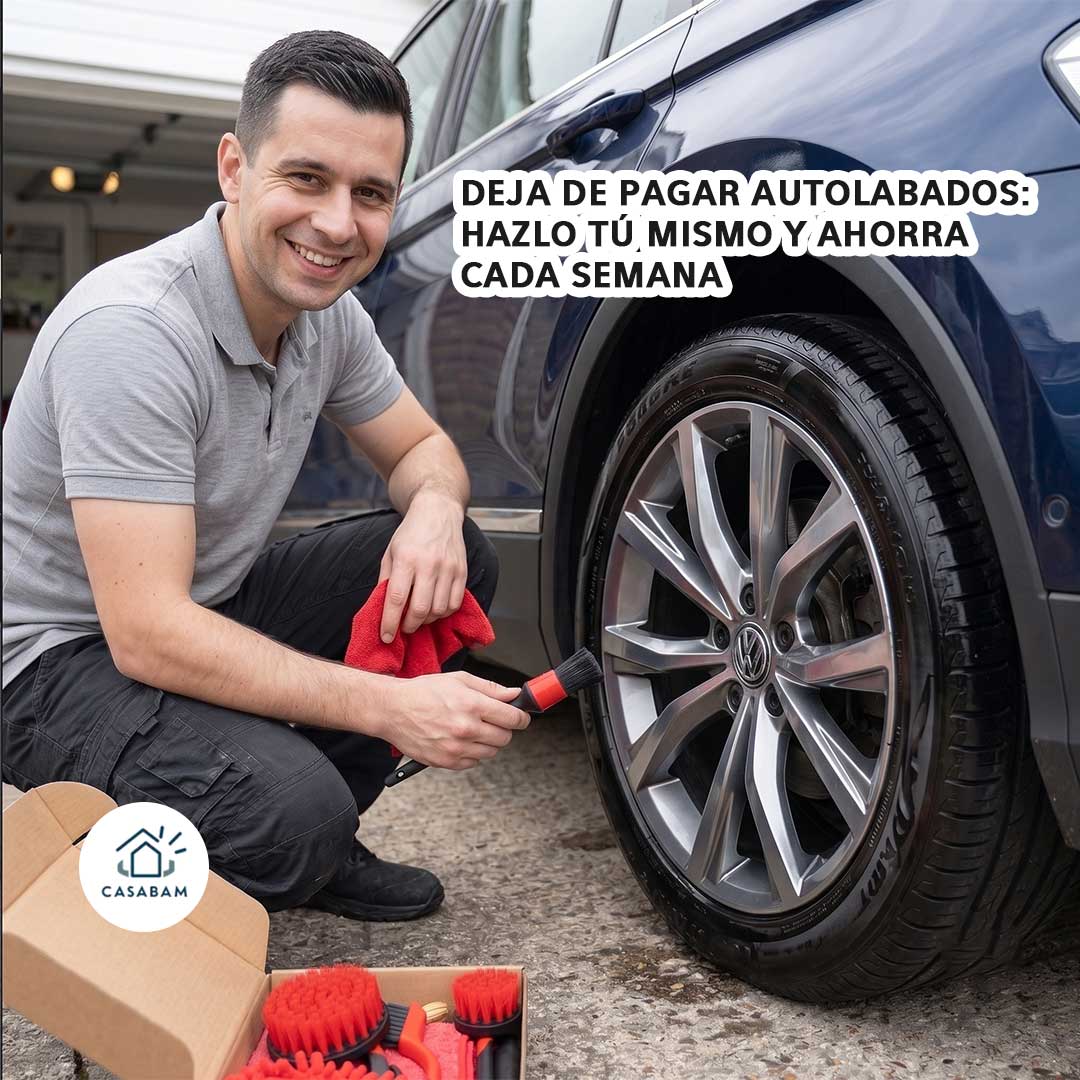 Limpieza De Auto Kit de 16 Piezas - Limpieza completa de auto interior y exterior - Deja de pagar autolavados para siempre