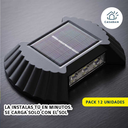 Luces Solares Automáticas - Se encienden solas cuando oscurece - Olvídate de pagar de mas en electricidad