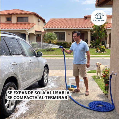 Manguera Expandible - Se estira con el agua y se compacta al terminar