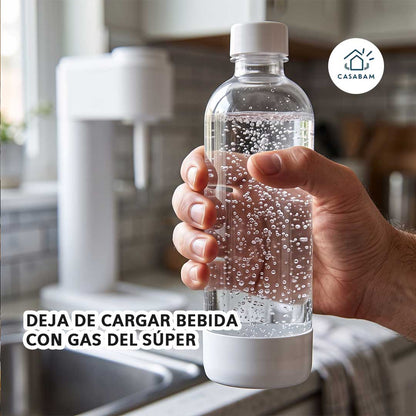 Máquina Gasificadora de Agua - Convierte agua en bebida con gas al instante - Agua con gas lista en segundos