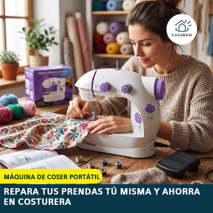 Máquina de Coser Portátil - Cose y Repara al Instante - Arregla Tu Ropa en Minutos, Sin Salir de Casa
