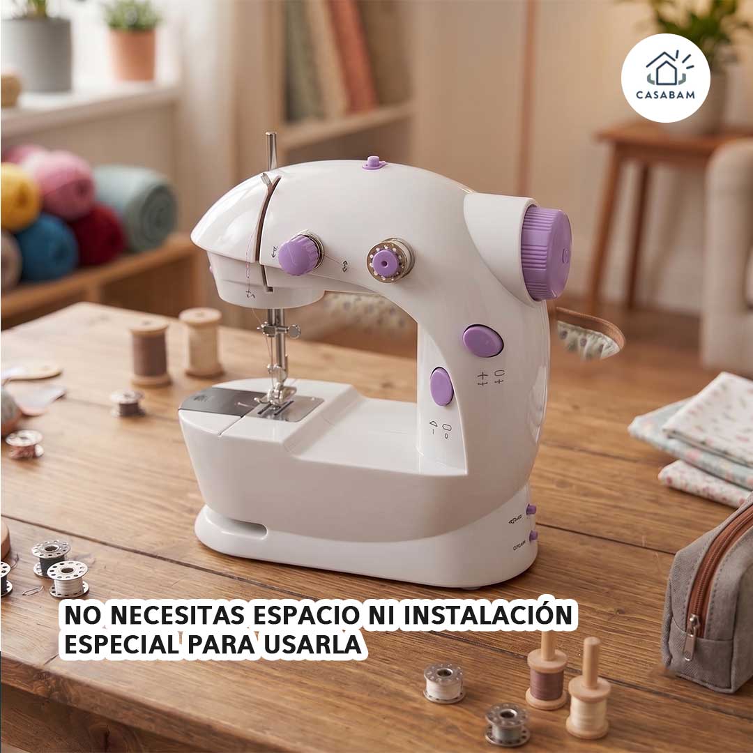 Máquina de Coser Portátil - Cose y Repara al Instante - Arregla Tu Ropa en Minutos, Sin Salir de Casa