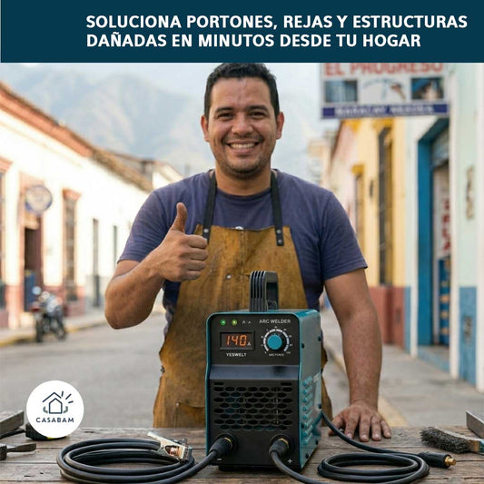Maquina Soldadora 220v 48kw – Repara y Suelda en Casa Fácil – Sin depender de técnicos ni equipos grandes