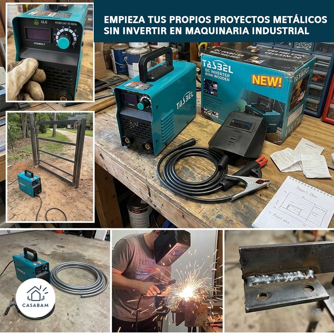 Maquina Soldadora 220v 48kw – Repara y Suelda en Casa Fácil – Sin depender de técnicos ni equipos grandes